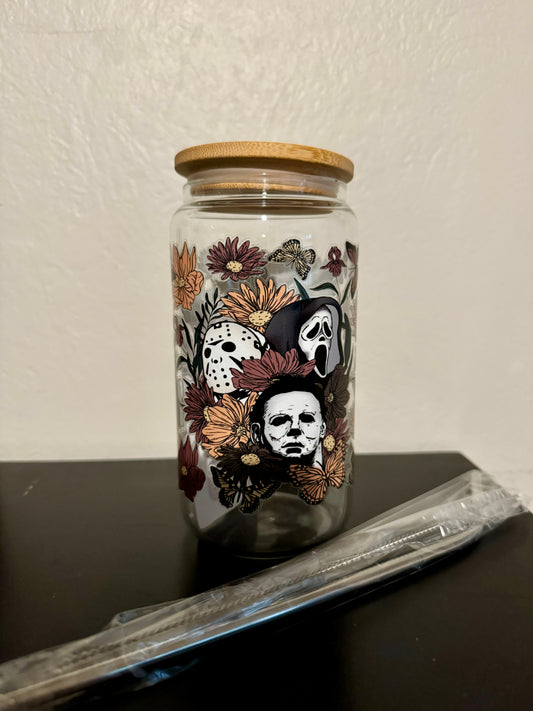 Halloween Glass Tumbler