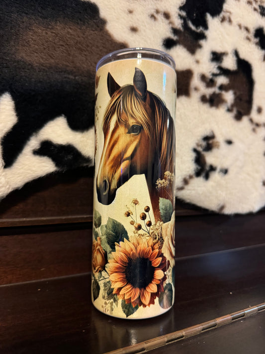 Boho Horse Tumbler